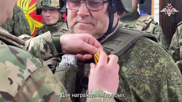 Награждение военнослужащих группировки войск «Запад»