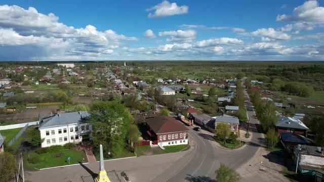 Лух, видео с дрона DJI