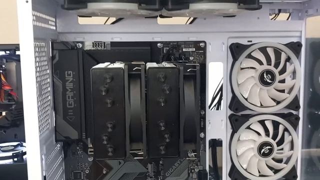 Подробная сборка компьютера 14600kf gigabyte b750