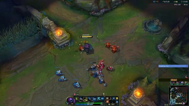 League of Legends-стрим под чаек