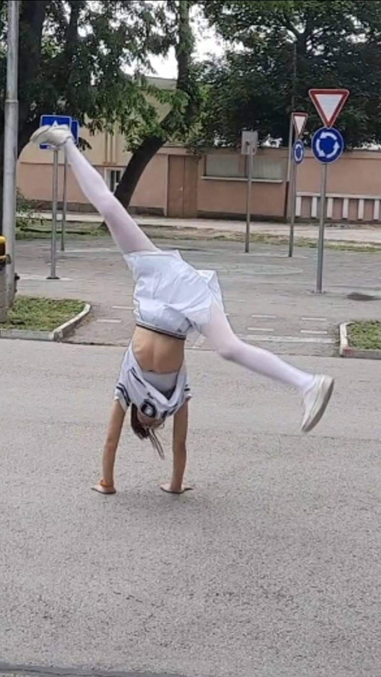 Гимнастика в парке!