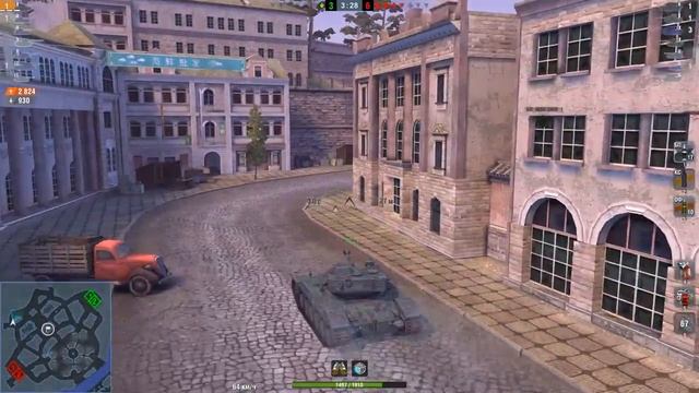 В БОЛЬ BLITZ #5 /// Bat-Chat - Рембо, первая кровь /// WoT BLITZ /// KRUPA