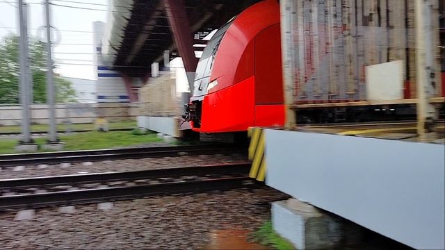 23 мая Двойной Скоростной Электропоезд Ласточка ЭС2ГП-014+ЭС2ГП-015 и Электропоезд ЭТ2М-091 Обухово