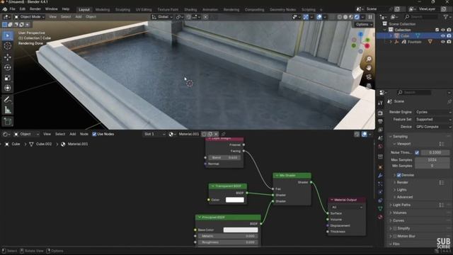 Как сделать 3D воду в Blender
