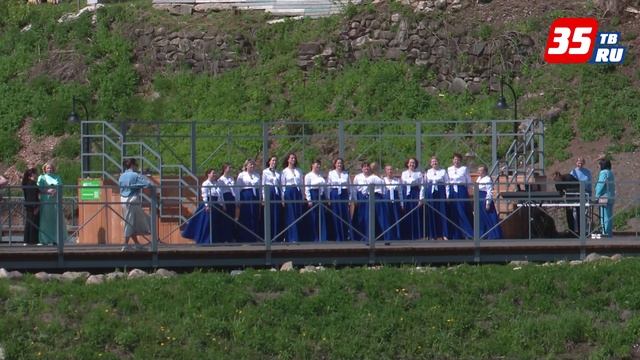 В Верховажье благоустроили территорию у каскада прудов