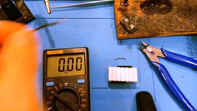 Ремонт аккумулятора ROBITON 9 вольт
