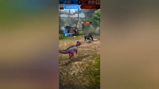 Jurassic world alive #7 битвы на арене