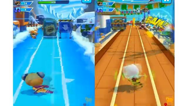 TALKING TOM HERO DASH - ROCKSTAR GINGER VS QUEEN BEE ANGELA