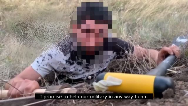In Ukraine, a guy was forced to dig his own grave / На Украине парня заставили вырыть себе могилу