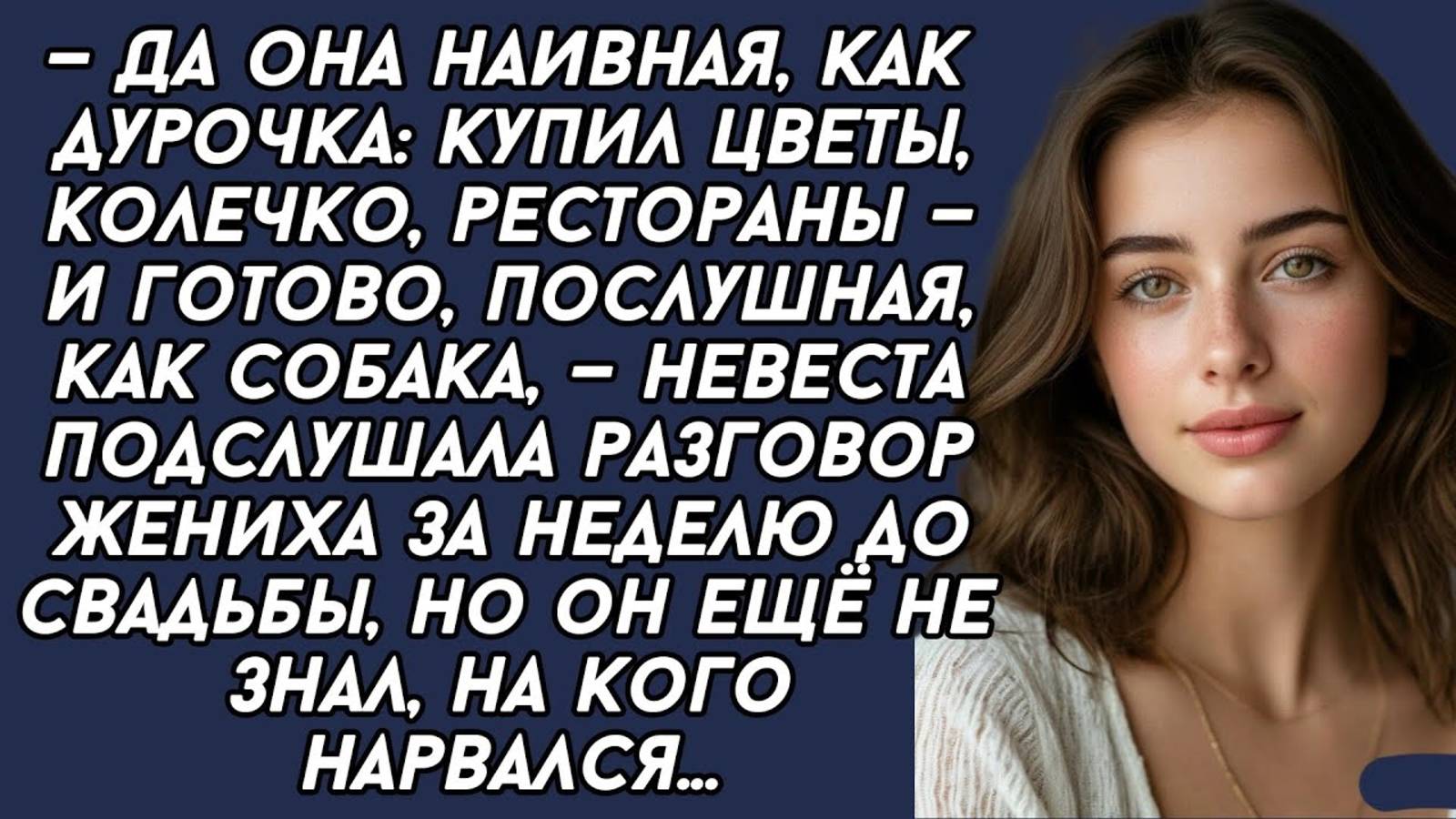 ПОДСЛУШАЛА разговор жениха и поняла что чуть не влипла...