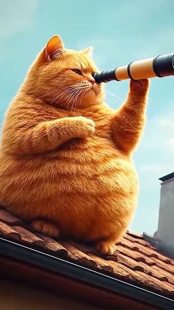 Котик высматривает добычу