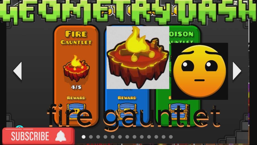 ПРОХОДИМ УРОВНИ FIRE GAUNTLET В GEOMETRY DASH
