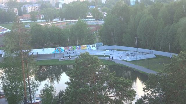 На колесе обозрения Парк культуры и отдыха имени Ю.А. Гагарина в г. Шатура