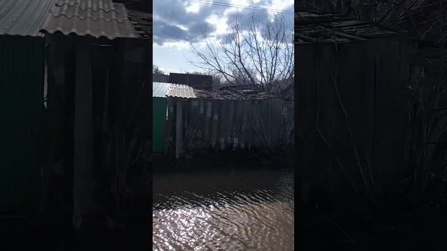 Половодье в Краснохолме (Оренбургская область, 4.04.2024)
