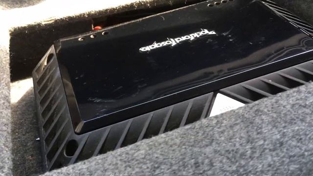 Rockford Fosgate T600-2 в работе