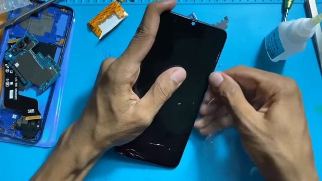 Samsung A70 замена стекла