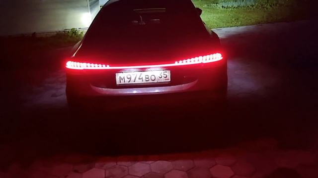Анимация фонарей от rs. Включил через приложение car scaner