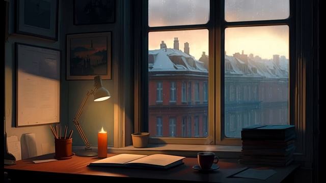 Дождливый Расслабляющий Лофи LoFi Hiphop Chillhop Mix для Учебы, Сна, Работы Лофи музыка Lofi Music