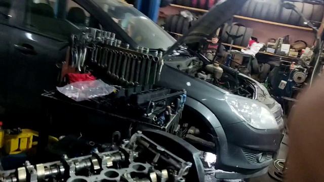 Opel Astra H 1,6 Z16XER. Замена двигателя