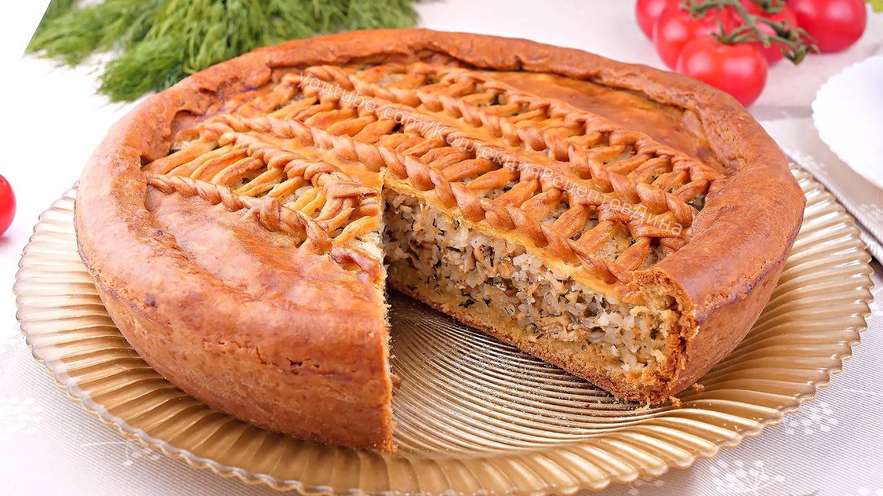 🥧 Бездрожжевой Рыбный Пирог с Горбушей и Рисом 🥧 Очень Вкусный Пирог с Рыбными консервами
