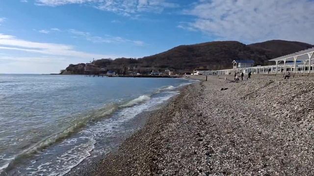25.01.2025. Архипо-Осиповка,берег моря .