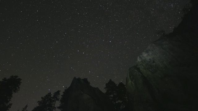 Треугольное озеро: ночной таймлапс
