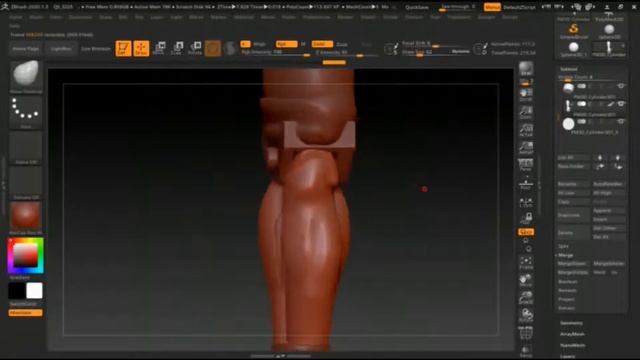 Zbrush 2020 Chip Hazard Чип Душегуб майор ч2