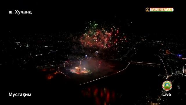 Салют в Худжанде 31.03.2025 / Салют дар Хучанд /salute tajikistan 2025