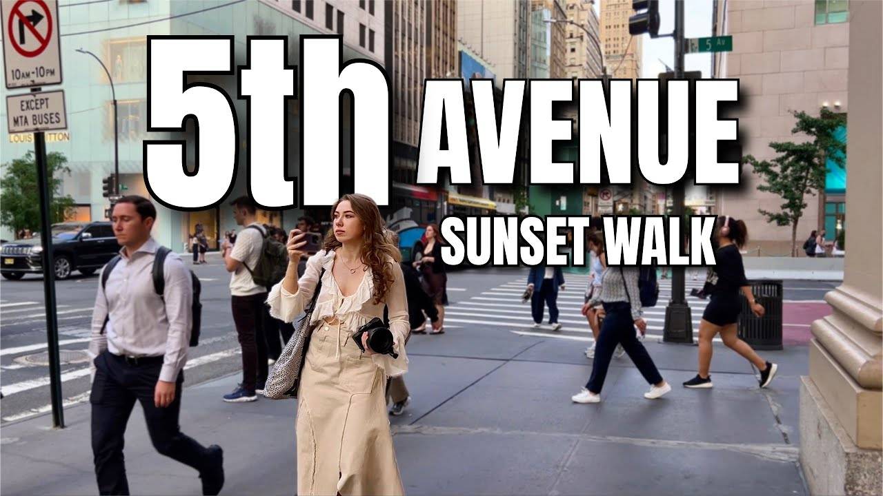 Прогулка по НЬЮ-ЙОРКУ | 5 АВЕНЮ | New York City walking