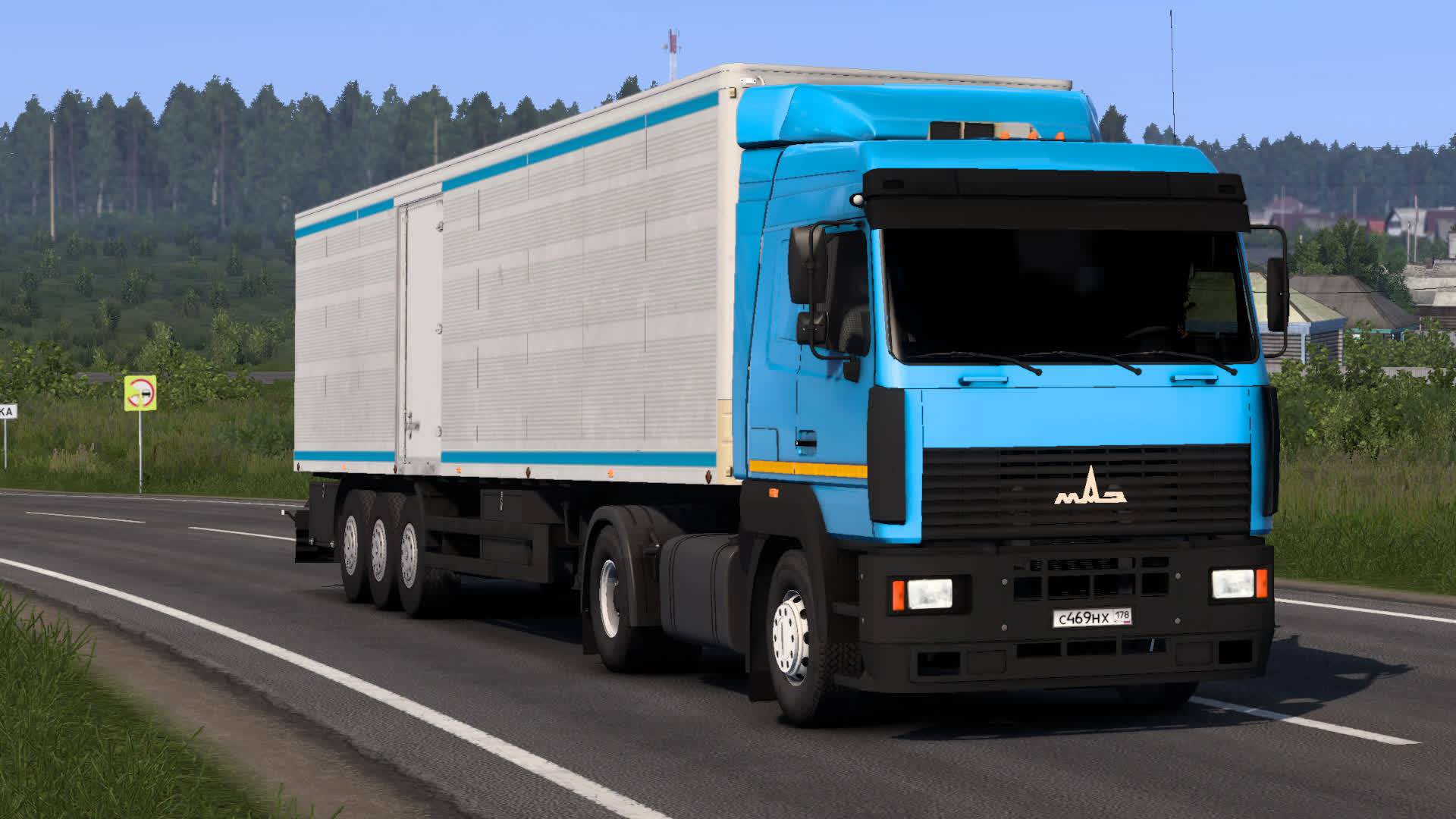 306 / ETS 2 1.53 / Русская сборка / МАЗ-5440А8 / Курс на город Уфа.