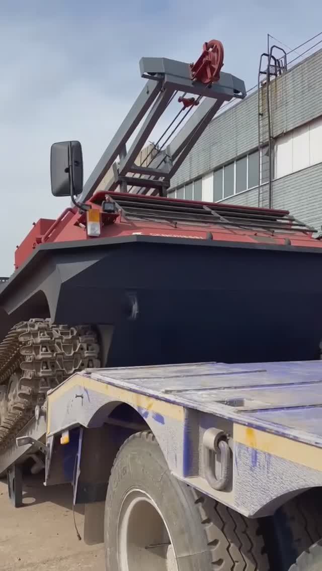 Отгрузка МТЛБу с УРБ