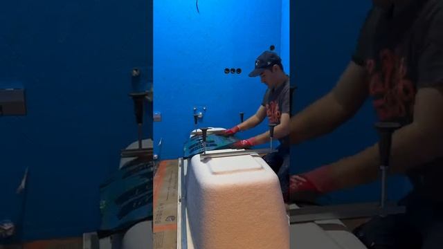 Установка ванны с парящим эффектом