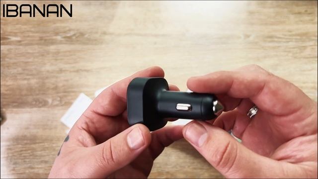 Автомобільний FM модулятор трансмітер Borofone BC43 Bluetooth QC3.0