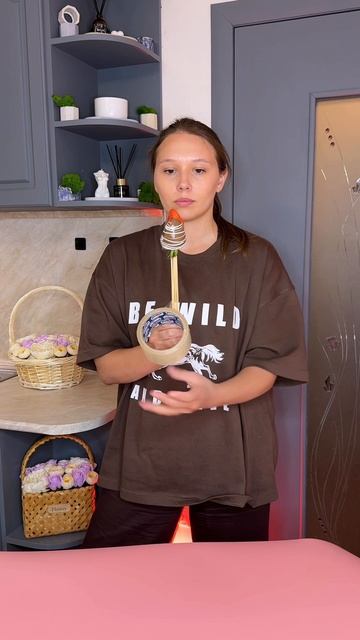Сборка клубники в шоколаде
