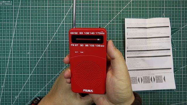 Качественный портативный FM AM радиоприемник PRUNUS J-166