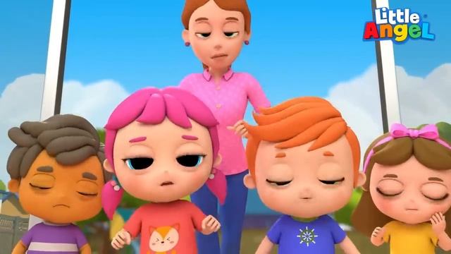 Little Angel - Изучаем Звуки Машин 🏍🚂🚑   Детские Мультики Про Транспорт И Машинки   Little Angel