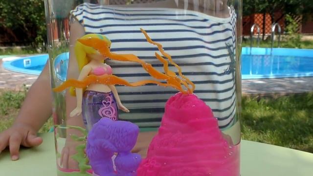 Диана и Рома Распаковка НОВОЙ игрушечной куклы-русалки