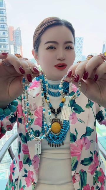 250523-3 Sleeping Beauty Turquoise & Pearl Set: Triple Strike of Elegance