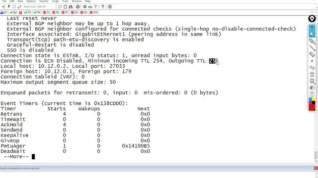 6.5 BGP. Border Gateway protocol. Часть 5. TTL-security
