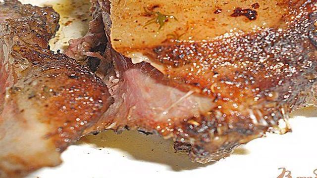 Прянная утка кусочками в чайном маринаде