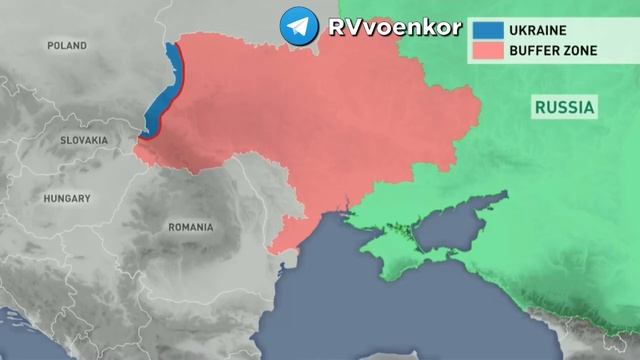 Медведев показал, как может выглядеть буферная зона между Россией и Украиной, если продолжится