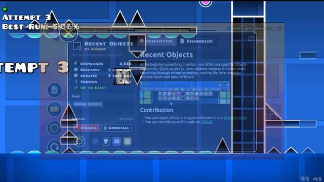 ПРИКОЛЬНЫЕ МОДЫ ДЛЯ GEOMETRY DASH | Geometry Dash 2.206