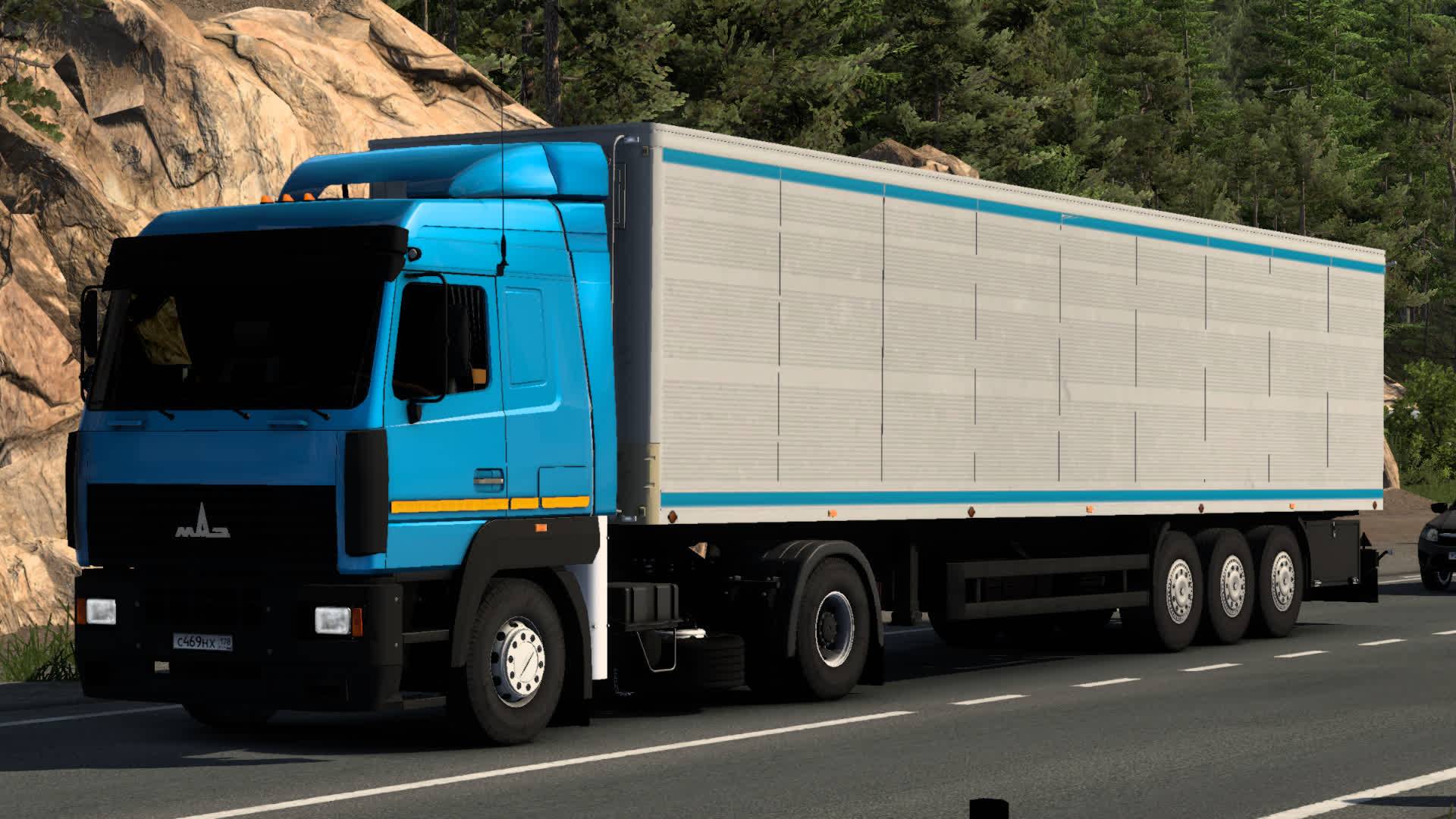 307 / ETS 2 1.53 / Русская сборка / МАЗ-5440А8 / Курс на город Уфа.
