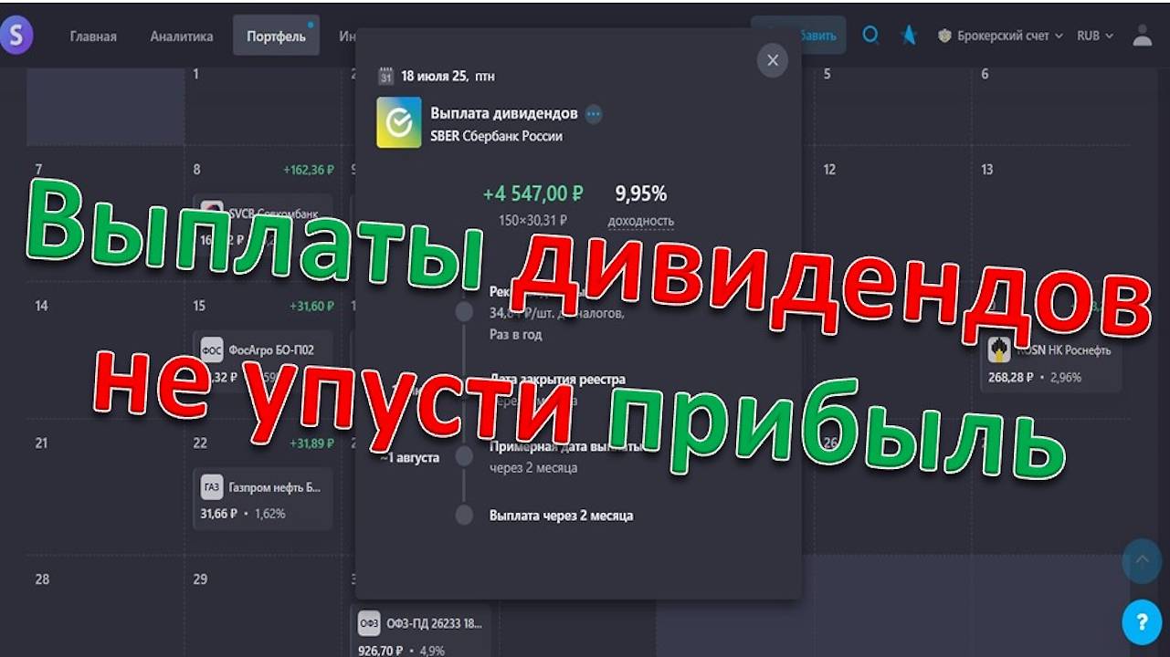 Порядок выплаты дивидендов как не упустить свою прибыль