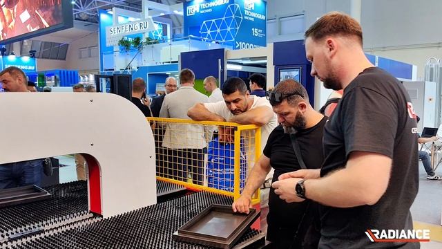Открытие выставки "Металлообработка 2025". Стенд компании RADIANCE.
