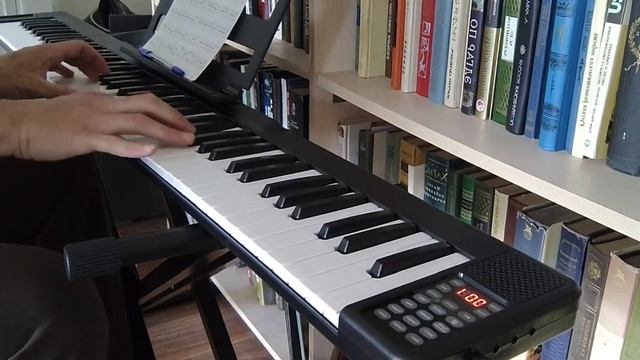Фортепиано цифровое черное, складное 88 клавиш