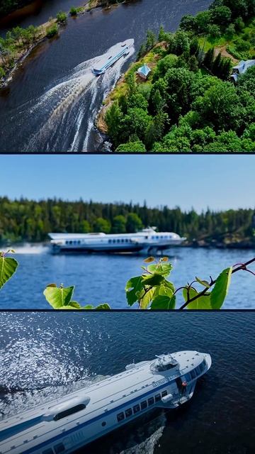 🌊Карелия. Метеор рассекает Ладожское озеро.