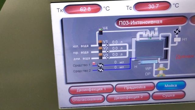 Машина дезинфекционно–моечная PHS МД-150.  Чтобы вода не уходила самотеком с моечной машины.