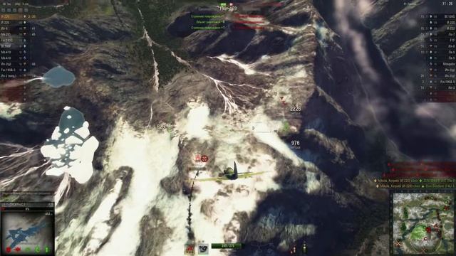 World Of Warplanes gameplay И-220 (взял медаль Горовца)