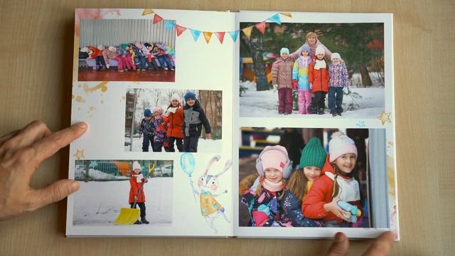 Выпускной фотоальбом. Детский сад. Зайцы.
